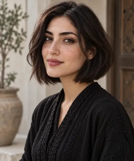 مدل و رنگ مو · باب کوتاه